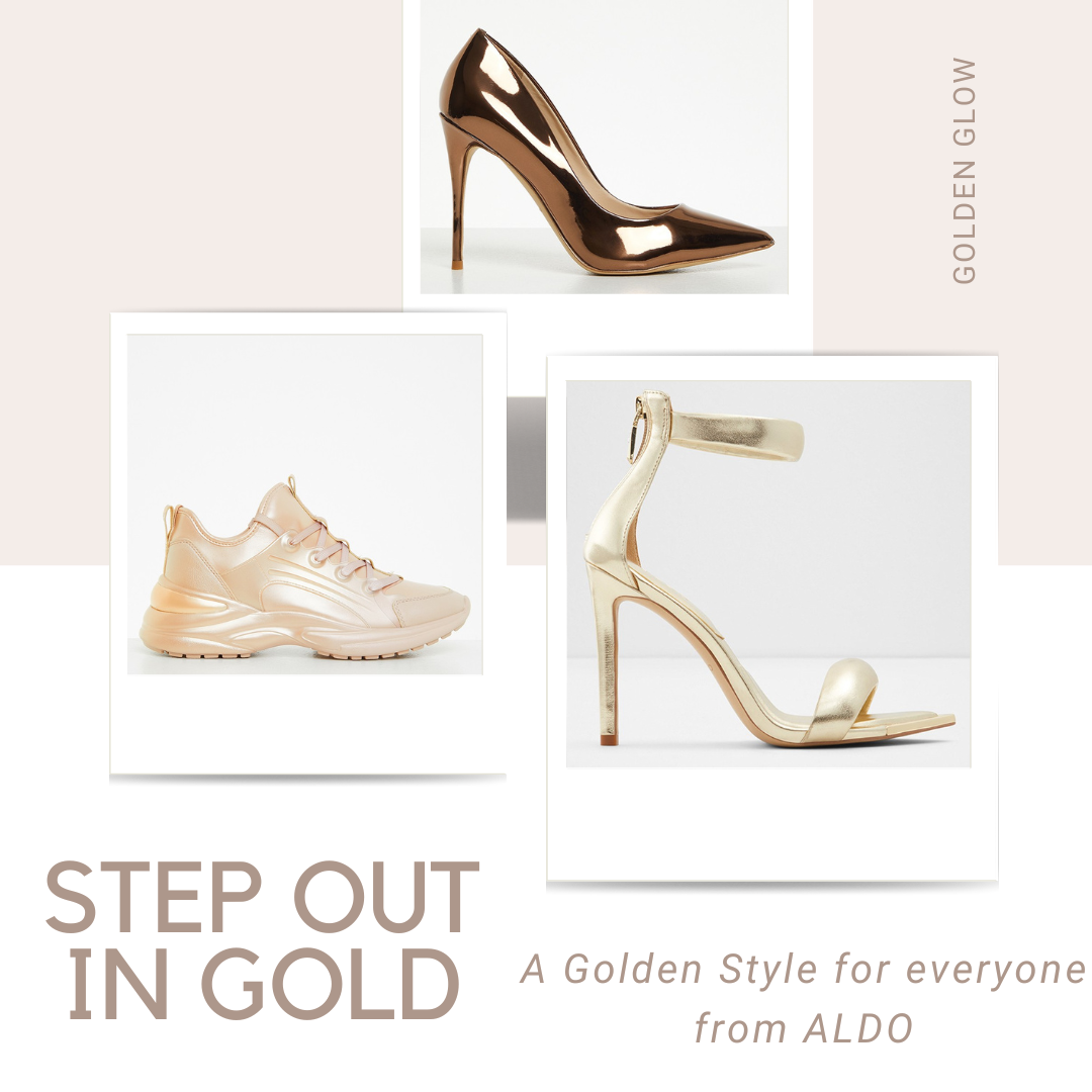 Aldo Shoes Gold