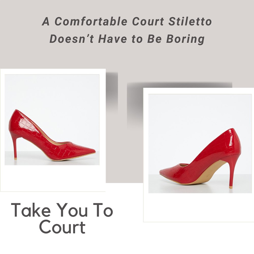 Red court heels